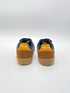 Veja small V-10 suede california ouro natural blauw cognac